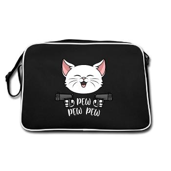 Pew Pew Pew - Sac Retro - noir/blanc - Dos