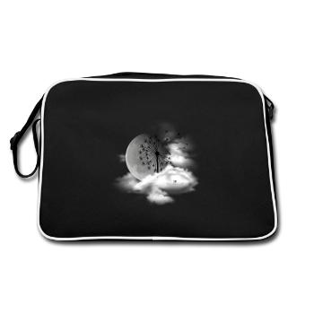 new beginning - Retro Bag - black/white - Back