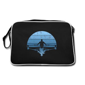 Ramer - Sac Retro - noir/blanc - Dos