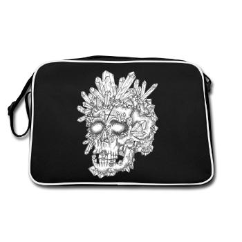 the Crystal Skull - Retro Bag - black/white - Back