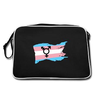 Transgenre Dragqueen TransSexuels Cadeau Genre - Sac Retro - noir/blanc - Dos