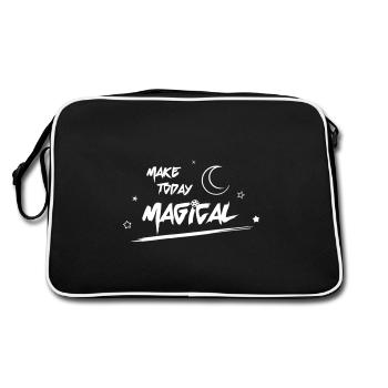 Make today magical - Sac Retro - noir/blanc - Dos
