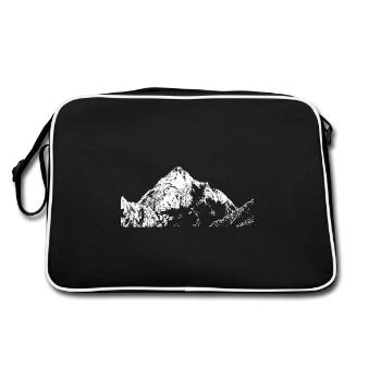 K2 - Sac Retro - noir/blanc - Dos