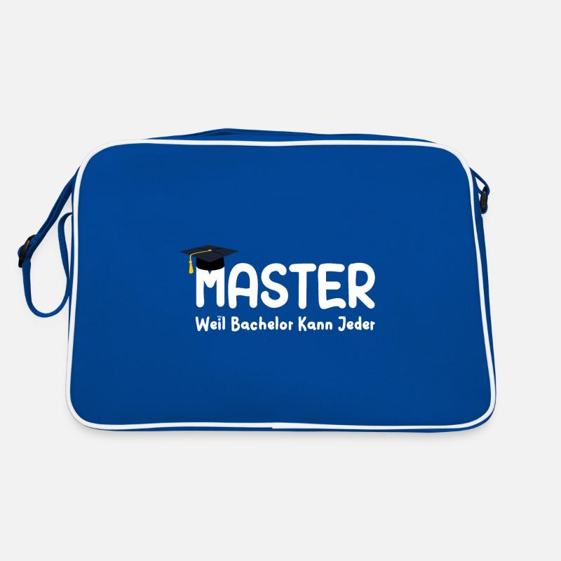 Master Weil Bachelor Kann Jeder Masterabsolvent Retro Tasche