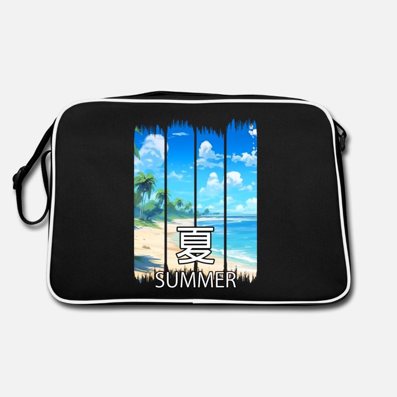Summer Paradise Beach – Chemise d’anime Sac Retro