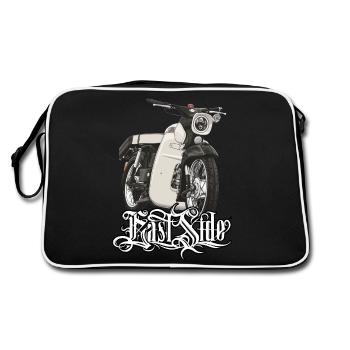 Étoile (beige) // Illustration - Sac Retro - noir/blanc - Dos
