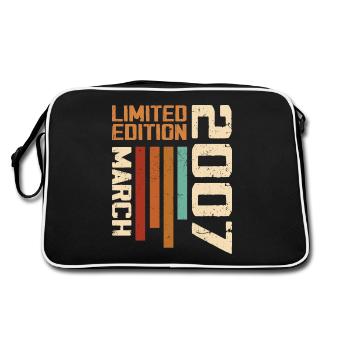 March 2007 Anniversary 2007 Retro 2007 March - Retro Bag - black/white - Back