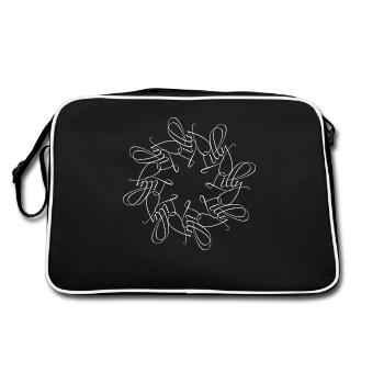 Lilly Nom Nom Mandala - Sac Retro - noir/blanc - Dos