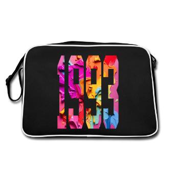 BUNT 33RD BIRTHDAY 1993 - Retro Bag - black/white - Back