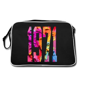 BUNT 55E ANNIVERSAIRE 1971 - Sac Retro - noir/blanc - Dos