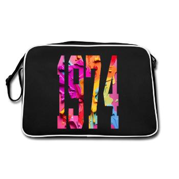 BUNT 52E ANNIVERSAIRE 1974 - Sac Retro - noir/blanc - Dos