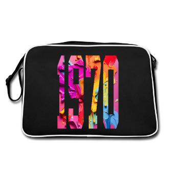 BUNT 56E ANNIVERSAIRE 1970 - Sac Retro - noir/blanc - Dos