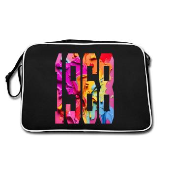 BUNT 58E ANNIVERSAIRE 1968 - Sac Retro - noir/blanc - Dos