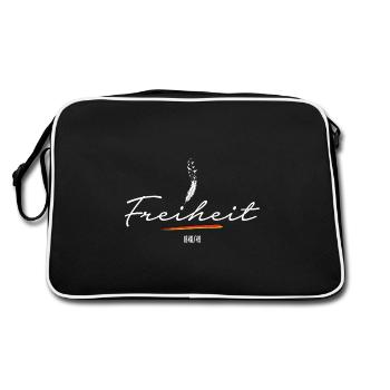 Freedom 1848/49 - German | Baden Revolution - Retro Bag - black/white - Back