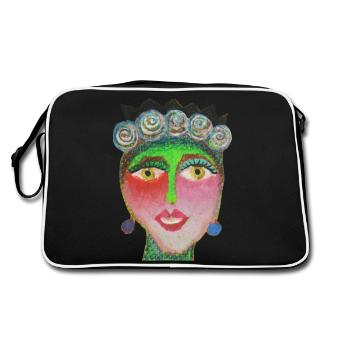 Mme Elisabeth - Sac Retro - noir/blanc - Dos