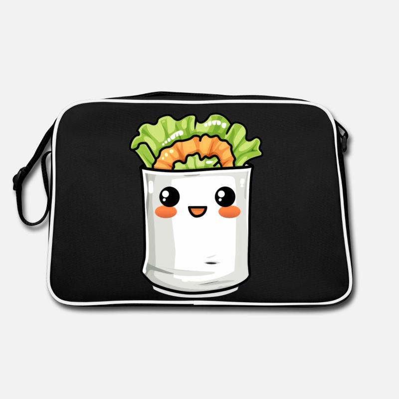 Lustiges Burrito Comic Retro Tasche