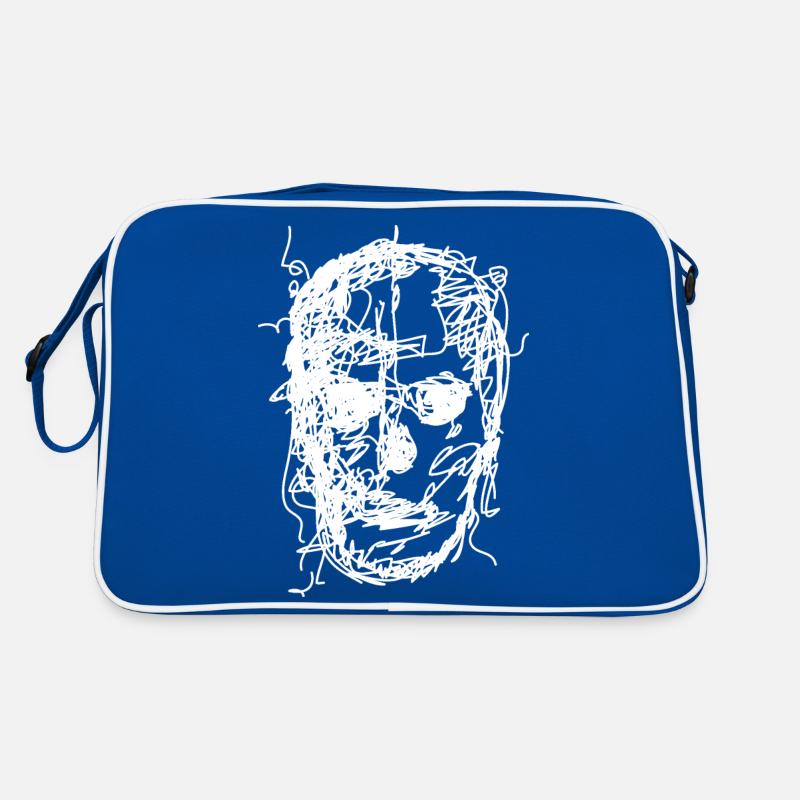 Dessin de crâne Sac Retro