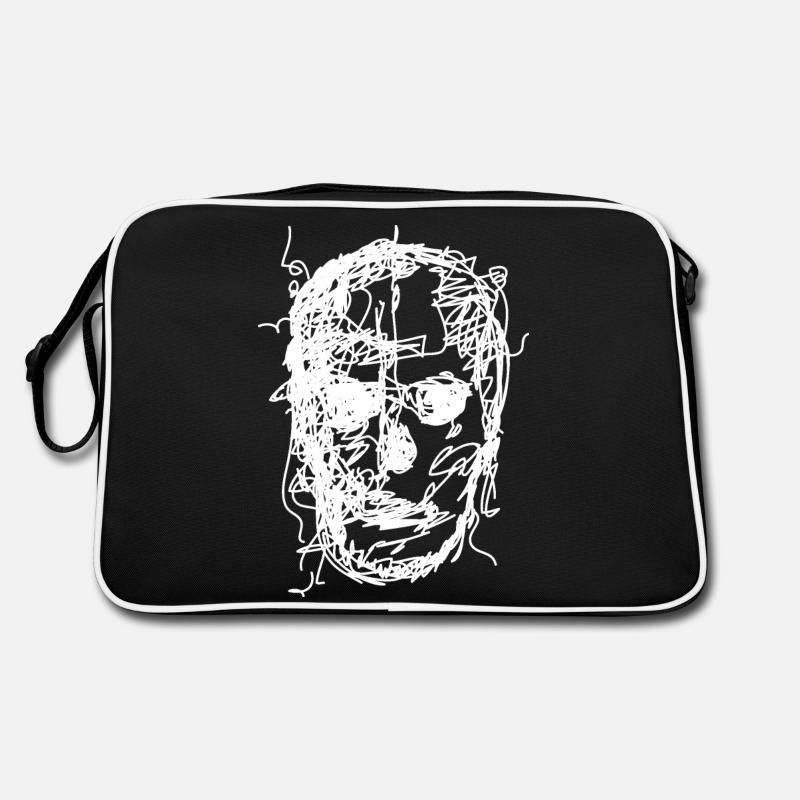 Dessin de crâne Sac Retro