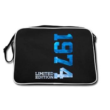 52ND BIRTHDAY LIMITED EDITION 1974 - Retro Bag - black/white - Back