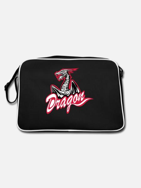 Dragon - Sac Retro - noir/blanc - Dos
