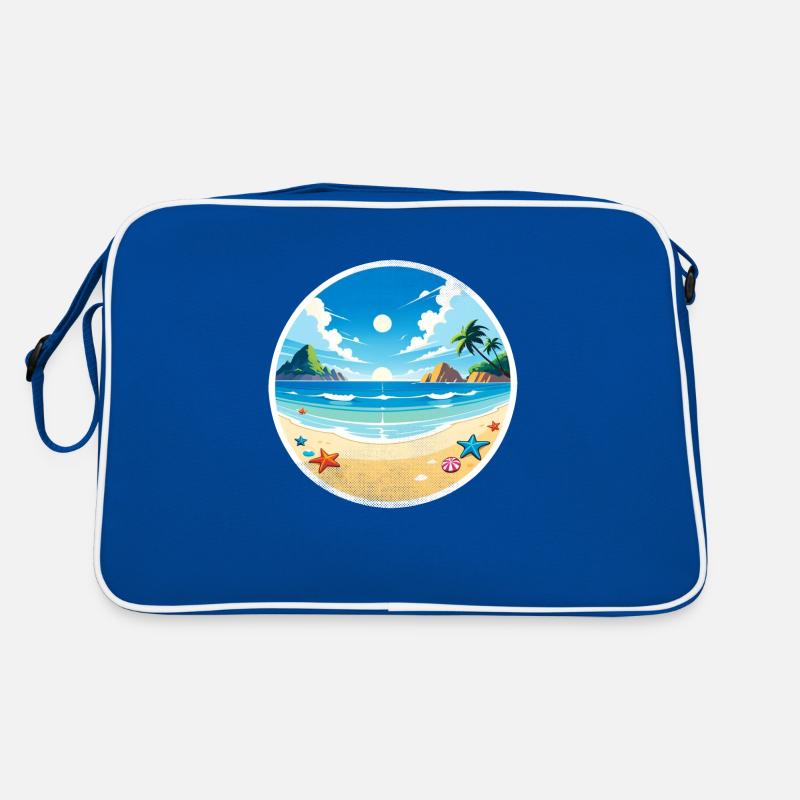 plage vacances soleil mer Sac Retro