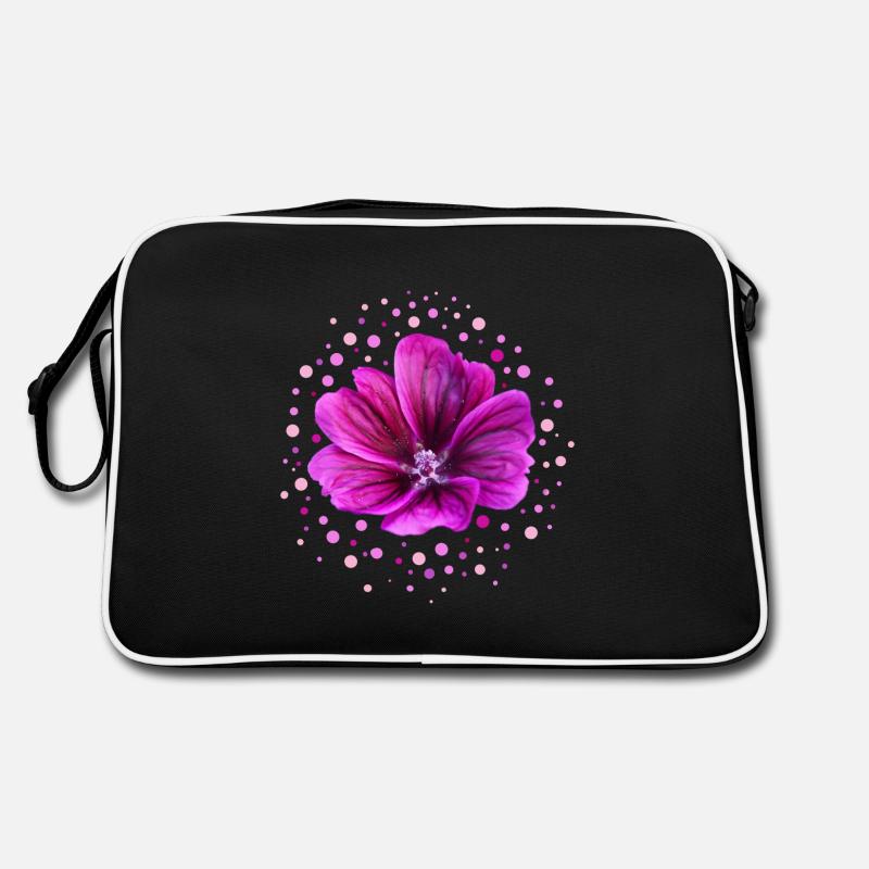 Mallow Purple Blossom Retro Bag