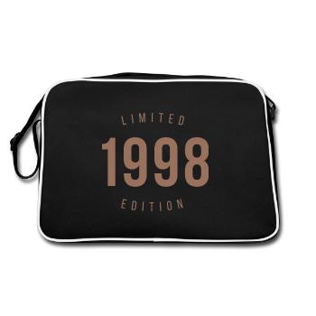 1998 Édition limitée Style rétro Cadeau d’anniversaire - Sac Retro - noir/blanc - Dos