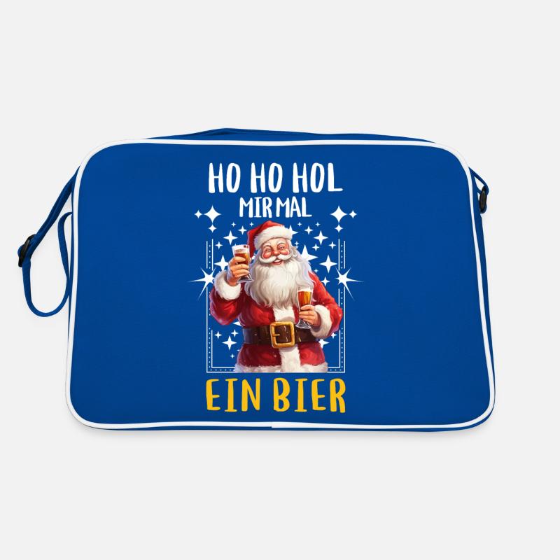 Père Noël, Bière, Alcool, Alcool, Noël Sac Retro