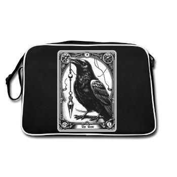 Raven Pendulum Tarot - Retro Bag - black/white - Back