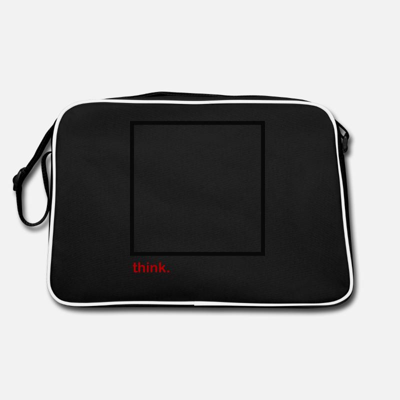sortir des sentiers battus - Sac Retro - noir/blanc