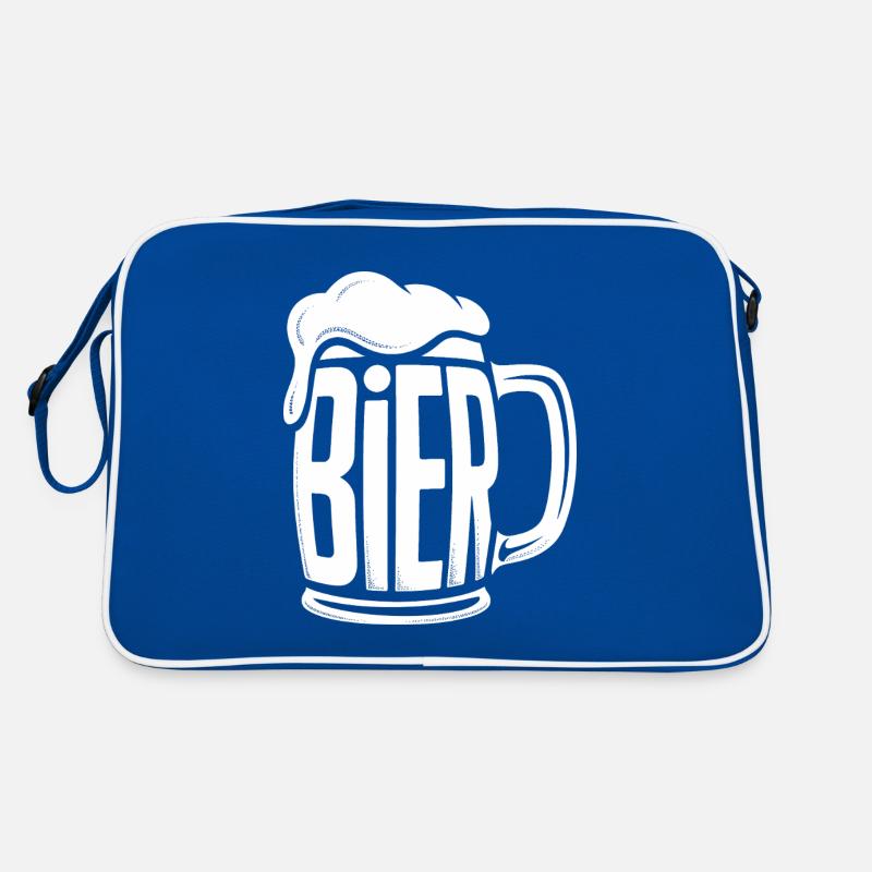 Bier - Funny Alcohol Logo Retro Bag
