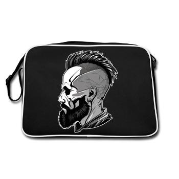 Cool garçon grossier - Sac Retro - noir/blanc - Dos