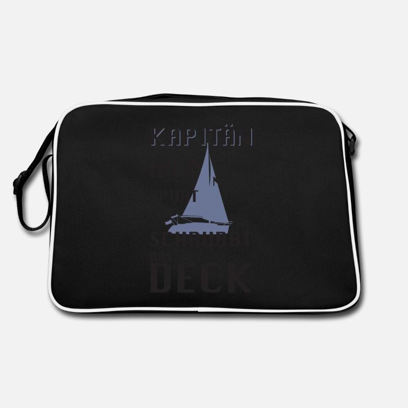 Kapitän Deck schrubben Retro Tasche