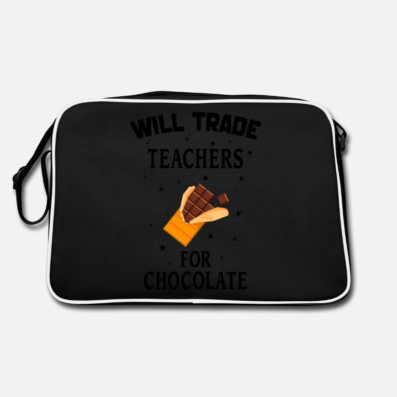 Tauschen Sie Lehrer gegen Schokoladenlehrer Choco Retro Tasche