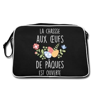 La chasse aux oeufs de pâques - Sac Retro - noir/blanc - Dos