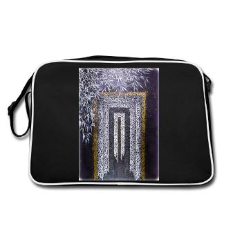 Calligraffiti - Portail (léger) - Sac Retro - noir/blanc - Dos