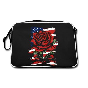 Rose d’Amérique - Sac Retro - noir/blanc - Dos