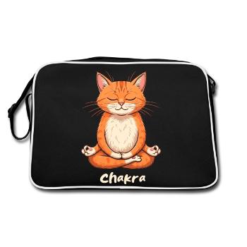 Chakra - Retro Bag - black/white - Back