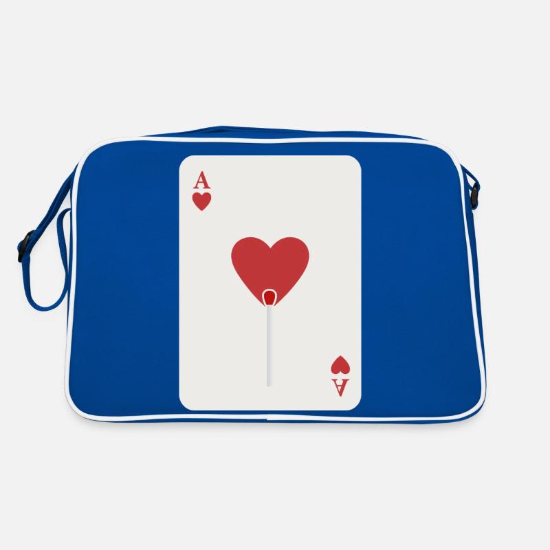 Herz Ass Retro Tasche