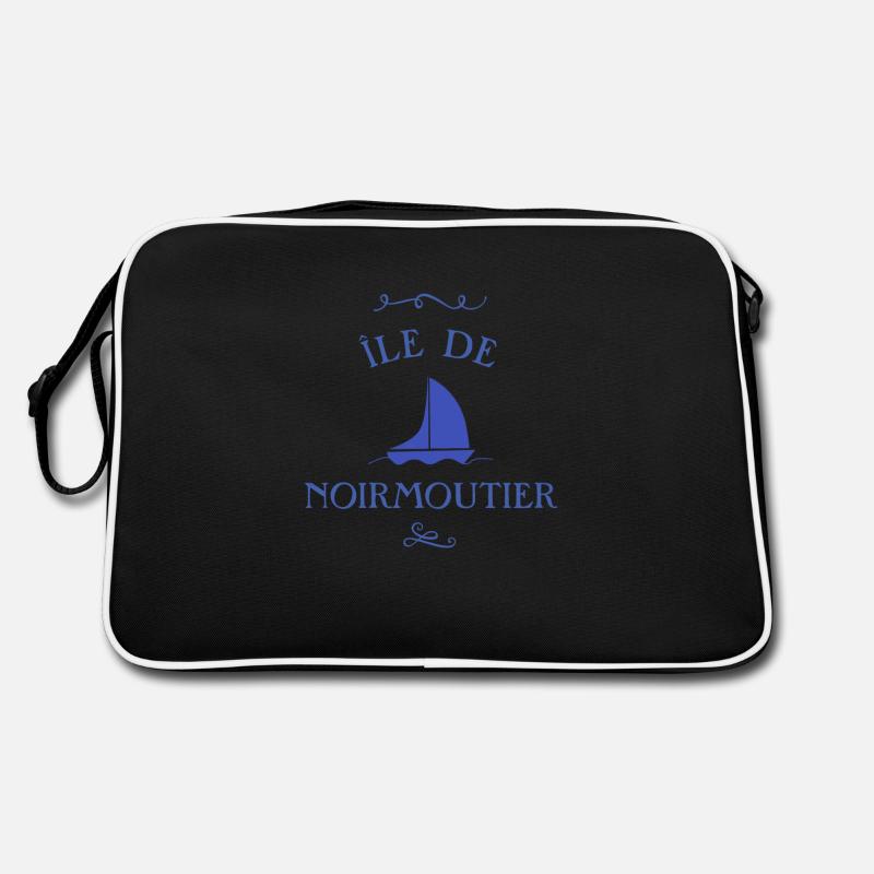 noirmoutier island boat Retro Bag