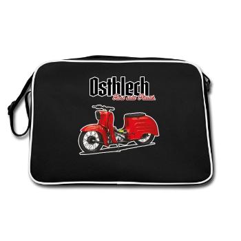 Schwalbe (rouge / Ostblech) // Illustration - Sac Retro - noir/blanc - Dos