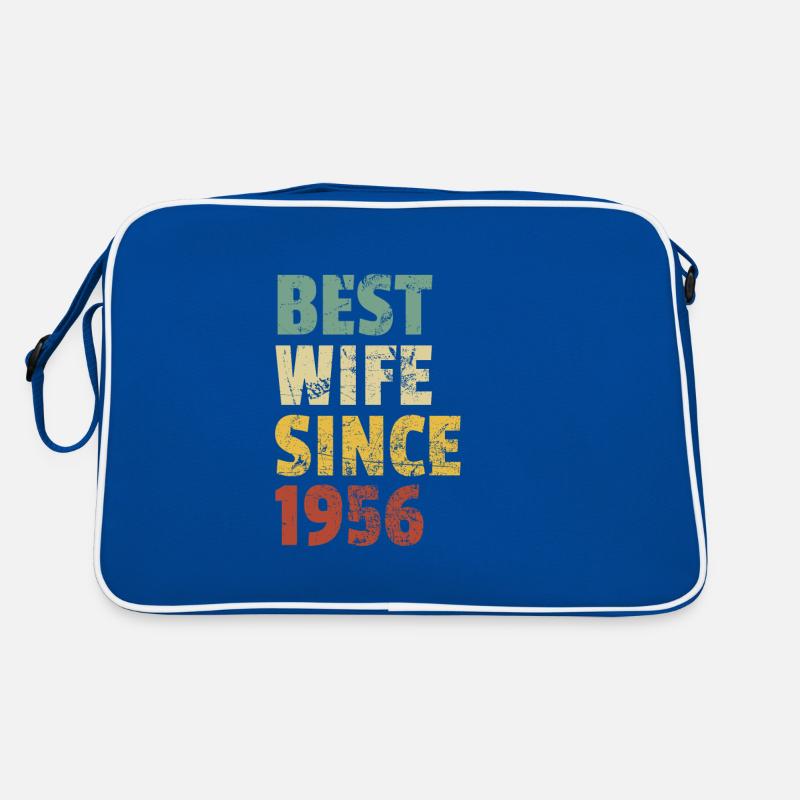 Beste Ehefrau seit 1956 Lustiger Jahrestag Geburtstag Retro Tasche
