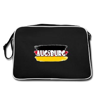 Pavillon : Augsbourg Allemagne - Sac Retro - noir/blanc - Dos