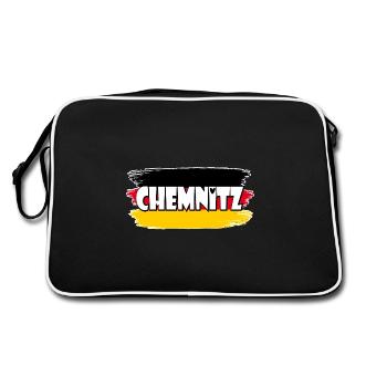 Pavillon : Chemnitz, Allemagne - Sac Retro - noir/blanc - Dos