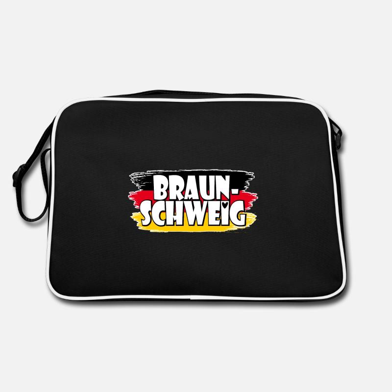 Braunschweig Germany Flag Retro Bag