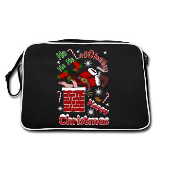 Christmas - Retro Bag - black/white - Back