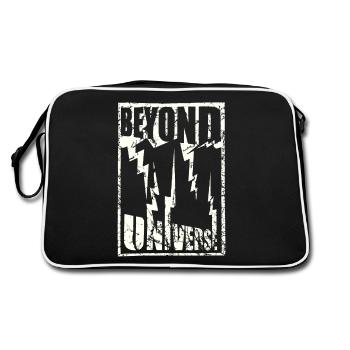 Beyond Universe used look beyond lightning retro - Retro Bag - black/white - Back