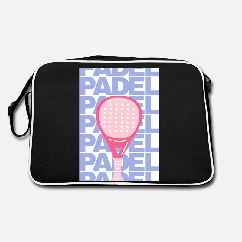 Padel-Poster Retro Tasche
