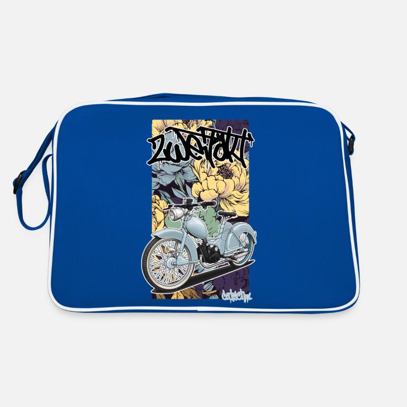 SR 2 (hellblau) // Illustration Retro Tasche