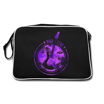 Rock Star Violet - Sac Retro - noir/blanc - Dos